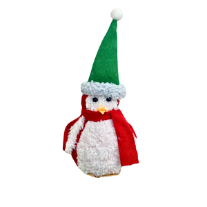 Fabric Penguin Ornament in Red Fabric Penguin Ornament in Red