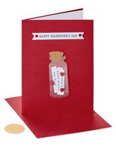 Love Notes in a Bottle Valentine's Day Card