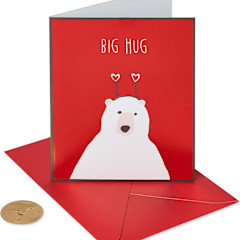 Bear Hug Valentine's Day Card