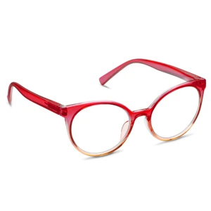 Dahlia Pink Orange Blue Light Reading Glasses 2.50