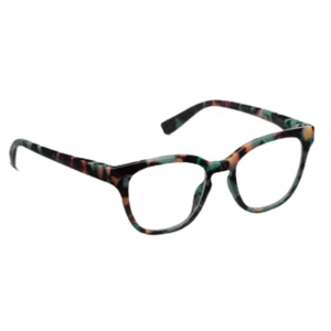 Betsy Teal Botanico Blue Light Reading Glasses 1.25