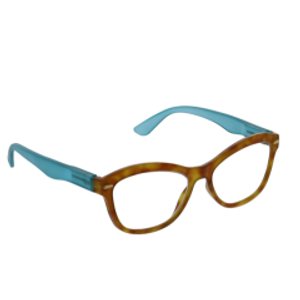Monterey Bay Honey Tortoise Teal Reading Glasses 2.50 Monterey Bay Honey Tortoise Teal Reading Glasses 2.50
