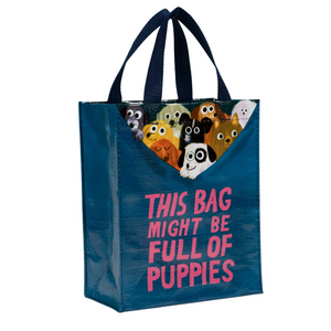 Bag Full of Puppies Handy Tote Bag Full of Puppies Handy Tote