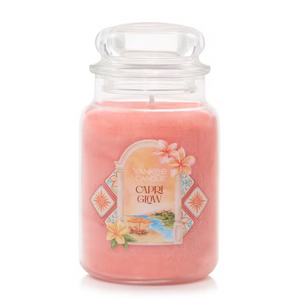 Large Capri Glow Tumbler Candle Large Capri Glow Tumbler Candle