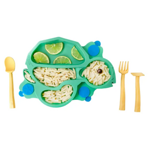 Turtle Suction Plate w/ Training Utensils Turtle Suction Plate w/ Training Utensils