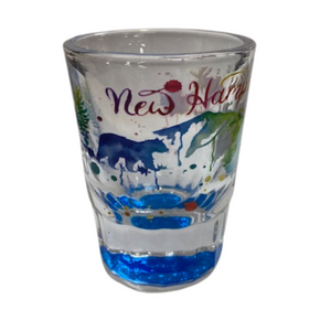 NH Watercolor Shot Glass NH Watercolor Shot Glass