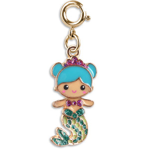 Gold Swivel Mermaid Charm Gold Swivel Mermaid Charm