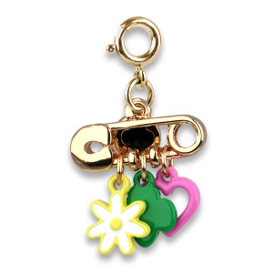 Girl Scout Gold Pin Charm Girl Scout Gold Pin Charm