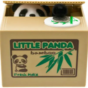Panda Hiding Box Coin Bank Panda Hiding Box Coin Bank