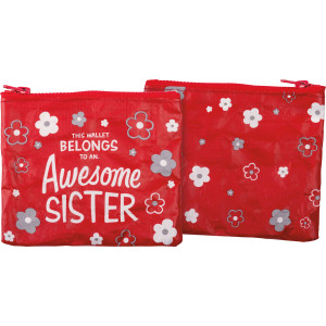 Awesome Sister Zipper Wallet Awesome Sister Zipper Wallet