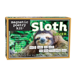Sloth Lover Magnetic Poetry Kit Sloth Lover Magnetic Poetry Kit