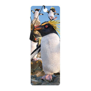 3D Rockhopper Penguin Bookmark 3D Rockhopper Penguin Bookmark