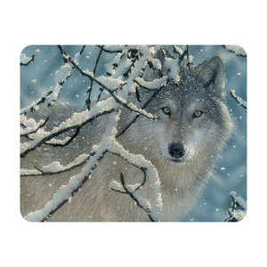 Broken Silence Wolf Magnet