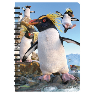 3D Rockhopper Penguin Jotter Notebook 3D Rockhopper Penguin Jotter Notebook