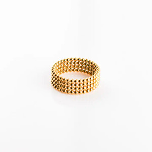 Stacked Dot Gold Ring Size 8 Stacked Dot Gold Ring Size 8