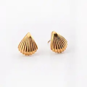 Beachcomber Stud Earrings Gold Beachcomber Stud Earrings Gold