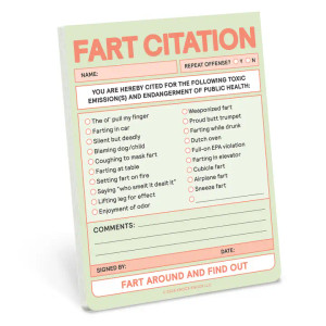 Fart Citation Nifty Notepad Fart Citation Nifty Notepad