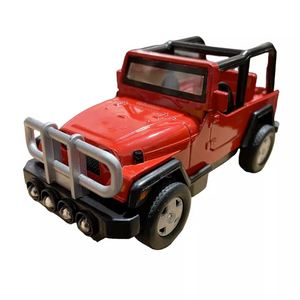 Red Die Cast Car Power Jeeper Red Die Cast Car Power Jeeper