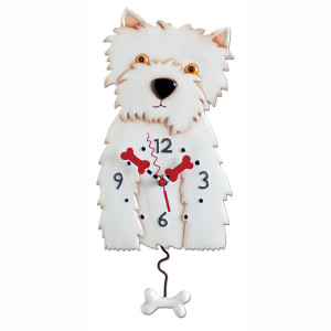Westie Dog Clock Westie Dog Clock