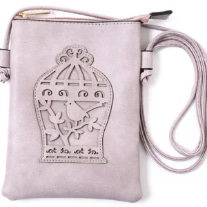 Purple Bird Crossbody Cellphone Bag Purple Bird Crossbody Cellphone Bag