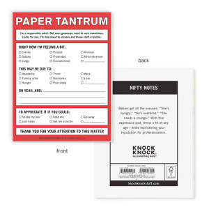 Tantrum Nifty Notepad Tantrum Nifty Notepad
