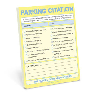 Pastel Parking Citation Nifty Notepad