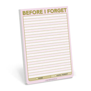 Before I Forget Big Stickies Nifty Notepad