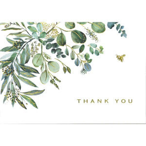 Eucalyptus Thank You Box Notecards