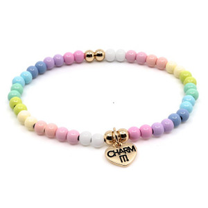 4mm Pastel Stretch Bead Bracelet 4mm Pastel Stretch Bead Bracelet