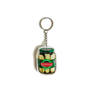 Big Dill Energy Pickle Jar Keychain Big Dill Energy Pickle Jar Keychain