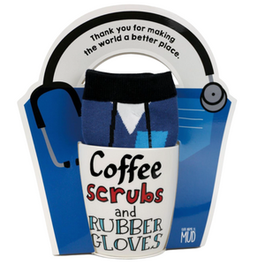 Scrubs Mug Sock Card Set