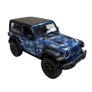 Blue Camo Jeep