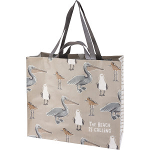 The Beach Is Calling Shopping Tote