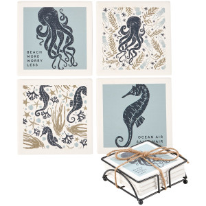 Sea Creatures Coaster Set Sea Creatures Coaster Set