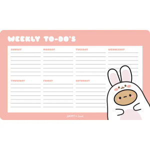 Tayto Bunny Desk Pad