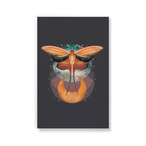 Cosmic Moth Layflat Notebook Cosmic Moth Layflat Notebook