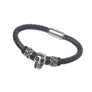 Stainless Steel Skull Biker Bracelet Stainless Steel Skull Biker Bracelet