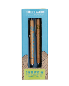 Conservation Pen and Pencil Set