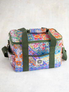 Folk Flower Cooler Tote
