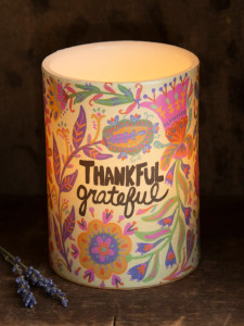 Thankful Grateful Flameless Candle Thankful Grateful Flameless Candle