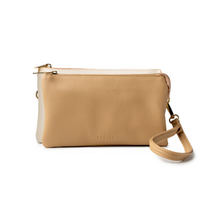 Eclipse Convertible Wallet Crossbody Tan