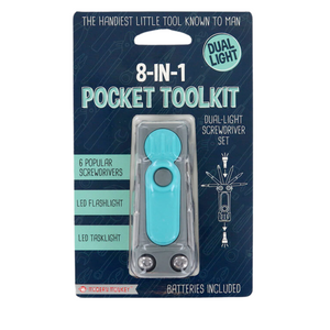 8-in-1 Pocket Toolkit- Blue 8-in-1 Pocket Toolkit- Blue