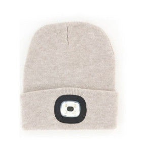 Night Scope Rechargeable LED Beanie Oat Night Scope Rechargeable LED Beanie Oat