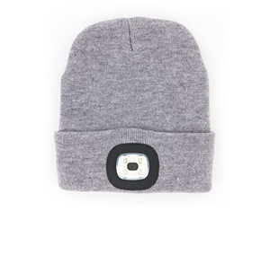 Night Scope Rechargeable LED Beanie Gray Night Scope Rechargeable LED Beanie Gray
