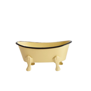Yellow Metal Bathtub Soap Dish Holder Yellow Metal Bathtub Soap Dish Holder