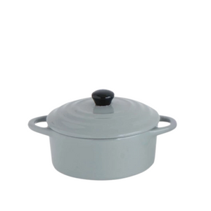 Grey Stoneware Mini Baker with Lid Grey Stoneware Mini Baker with Lid