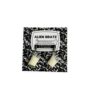 Cup of Milk Stainless Earrings