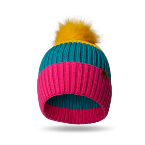 Wonderland Collection Kids Pom Hat Yellow Wonderland Collection Kids Pom Hat Yellow