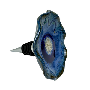 Blue Wine Bottle Stopper Blue Wine Bottle Stopper