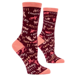 Cats! Women's Crew Socks Cats! Women's Crew Socks